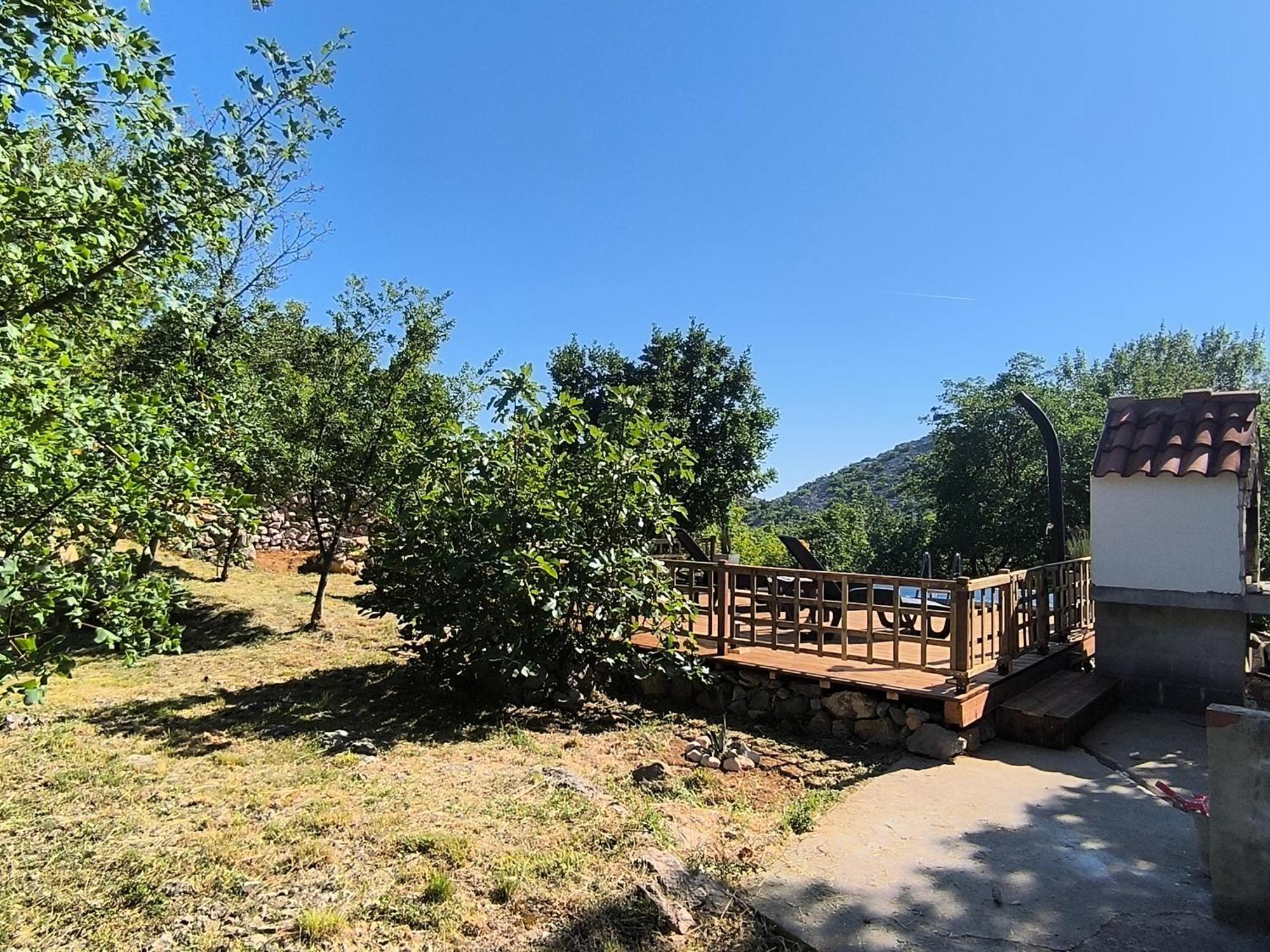 Holiday Home Lucija "" Private House With Pool "" Jablanac Bagian luar foto